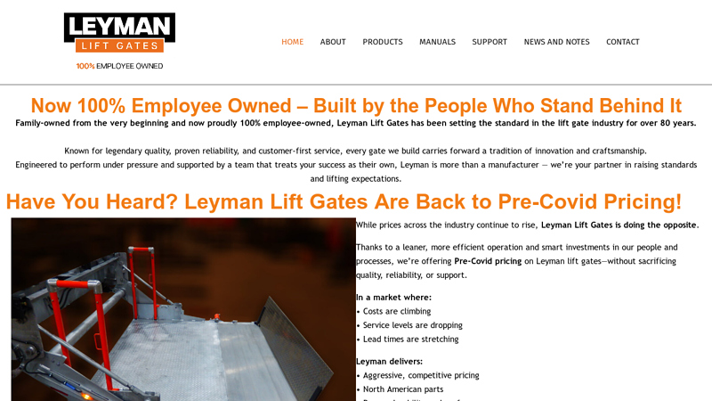 Leyman Lift Gates
