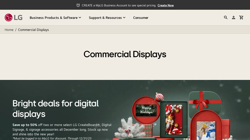 LG Commercial Displays