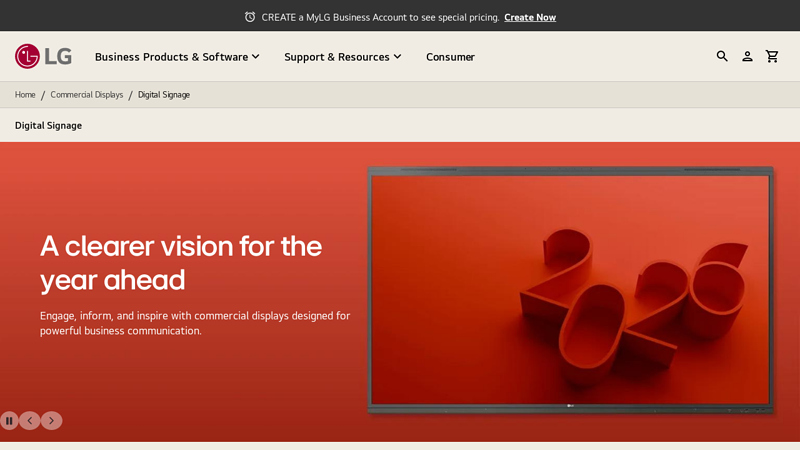 LG Digital Signage & Displays