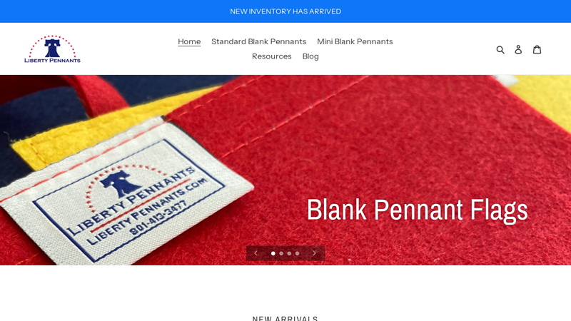 Liberty Pennants your best source for wholesale blank pennants ...