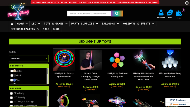 Light Up Toys Wholesale - LED Flashing Toys Bulk