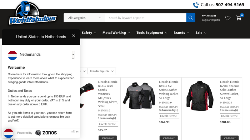 Lincoln Electric Red Line Welding Apparel