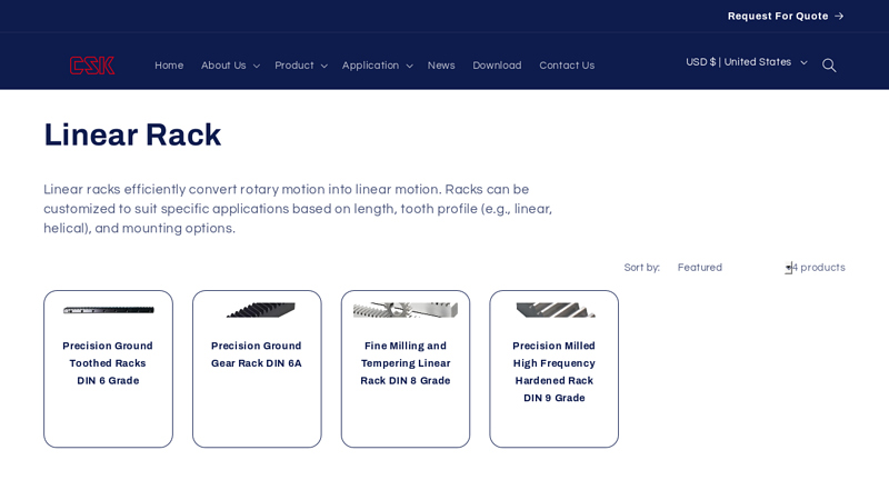 Linear Rack Supplier & Manufacturer