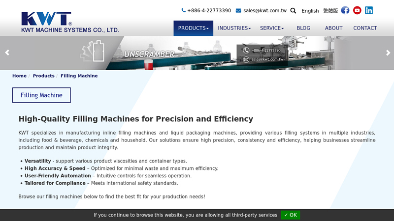 Liquid Filling Machine Manufacturer
