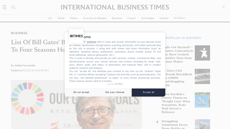 List Of Bill Gates' Businesses