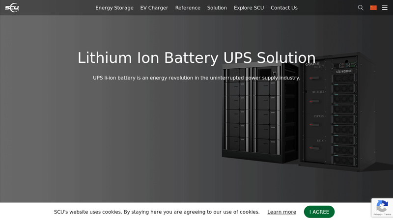 Lithium Ion Battery UPS Solution