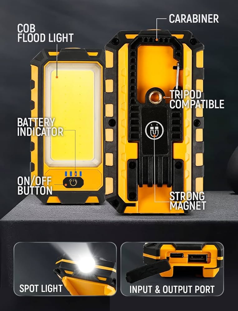 Lithium Ion Magnetic Rechargeable Flex Light