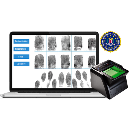 Live Scan Fingerprinting and Print on FD