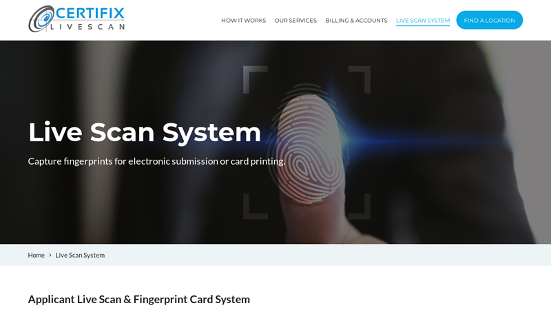 Live Scan System