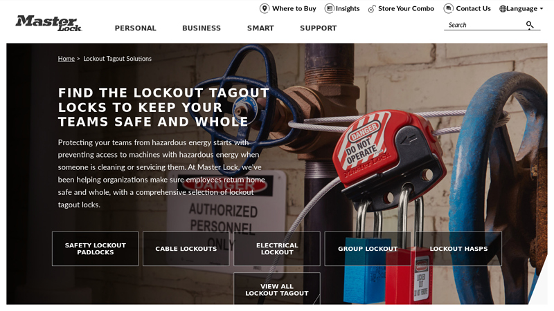 Lockout/Tagout Locks & Solutions