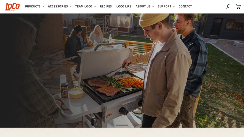 LoCo Cookers with SmartTemp Griddles