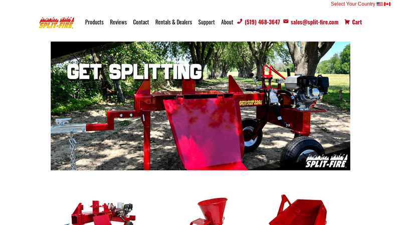 Log Splitters & Wood Chippers