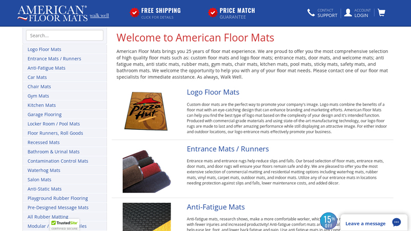 Logo Mats, Entrance Mats, Anti