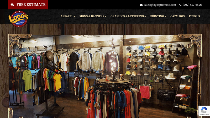 Logos Promote custom t-shirts