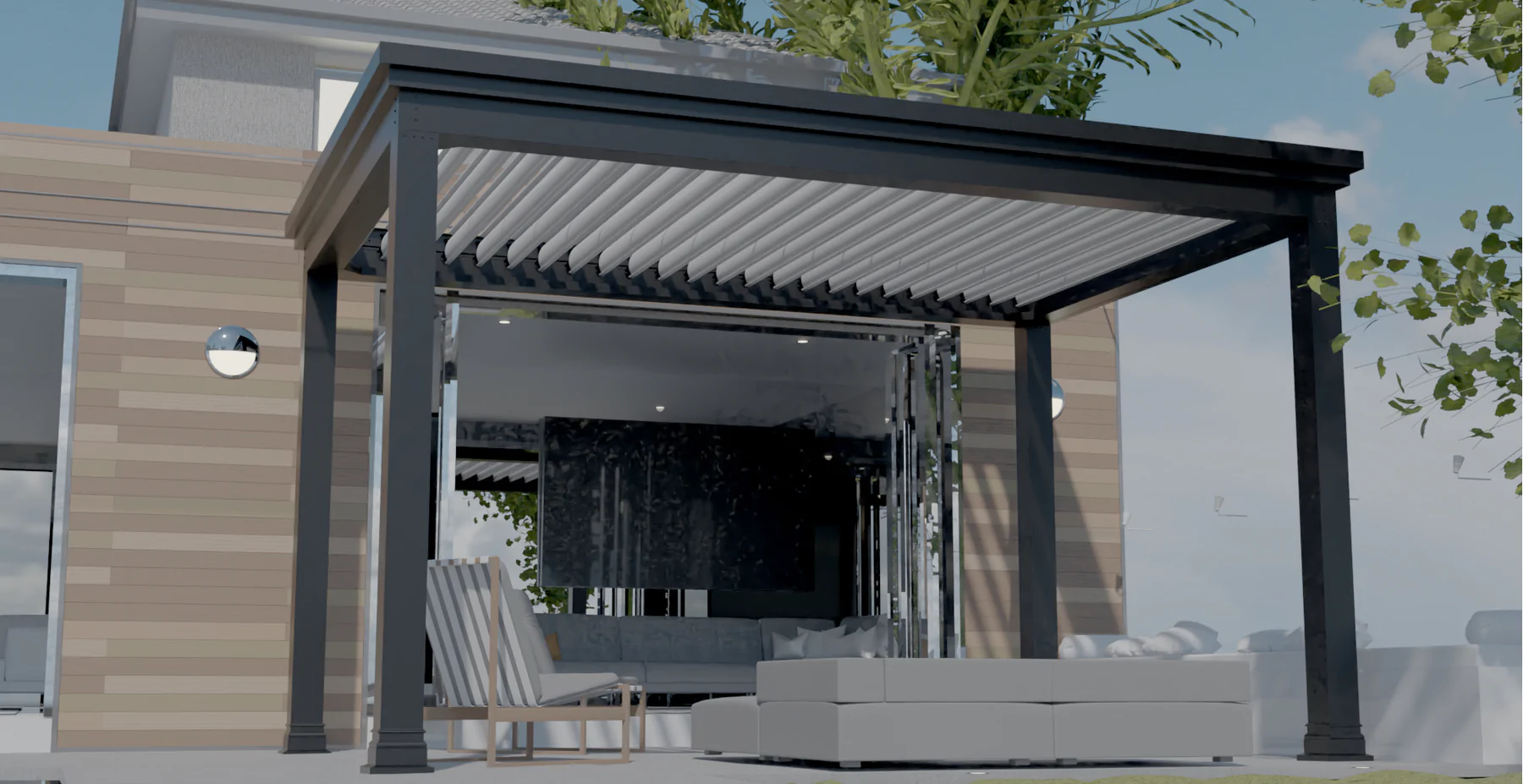 Louvered Roof Pergola Kits