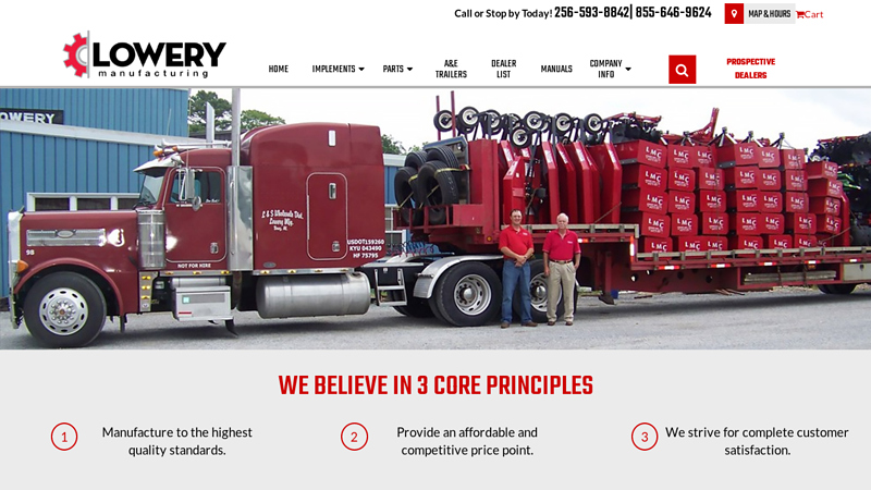 Lowery Manufacturing, Inc. Boaz, AL 855