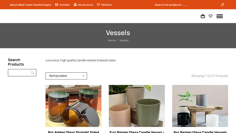 Luxury Candle Vessels