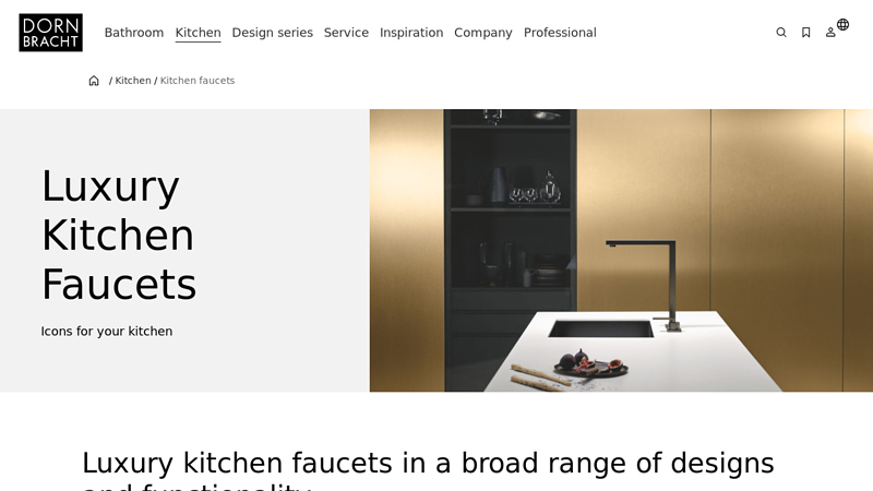 Luxury Kitchen Faucets
