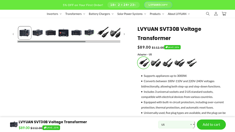 LVYUAN SVT30B Voltage Transformer