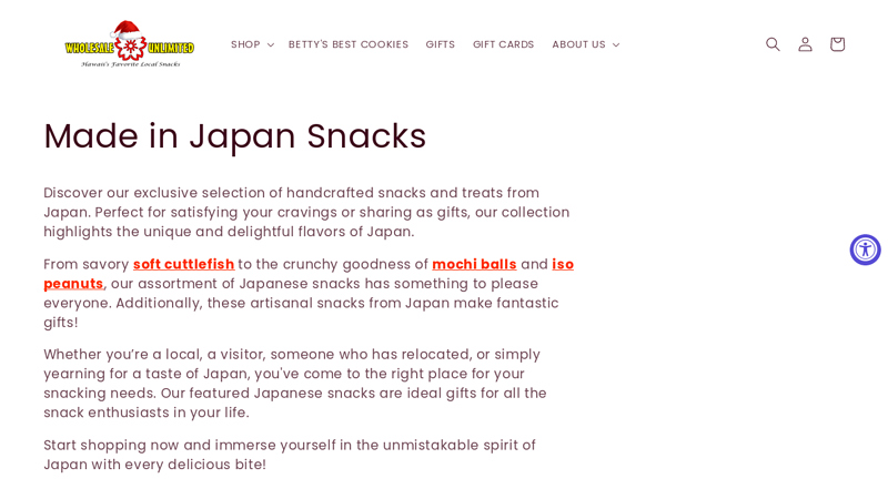 Made in Japan Snacks