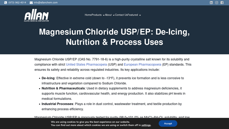 Magnesium Chloride USP/EP