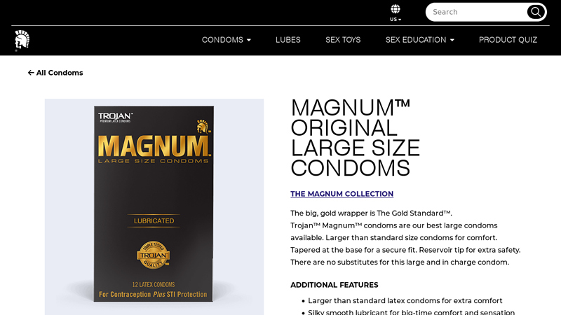 Magnum™ Original Large Size Condoms