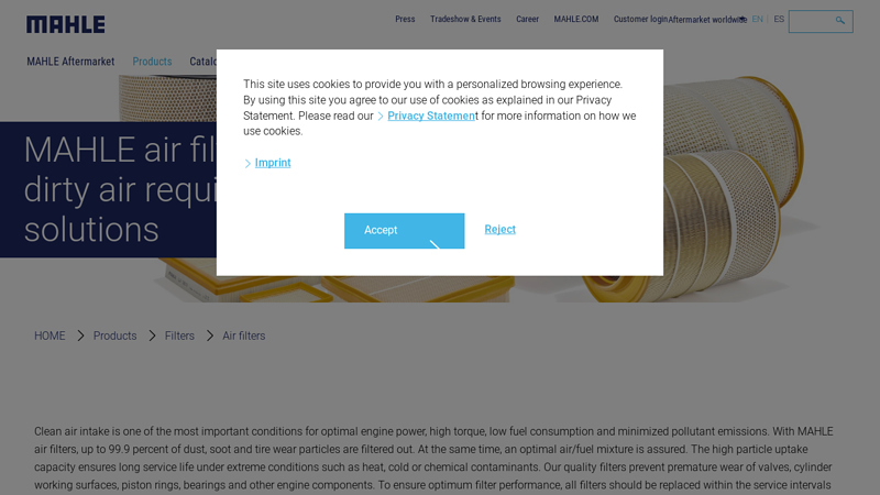 MAHLE air filters