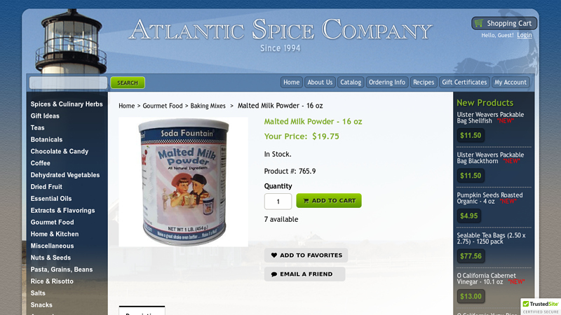 Malted Milk Powder CTL