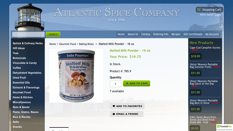 Malted Milk Powder CTL