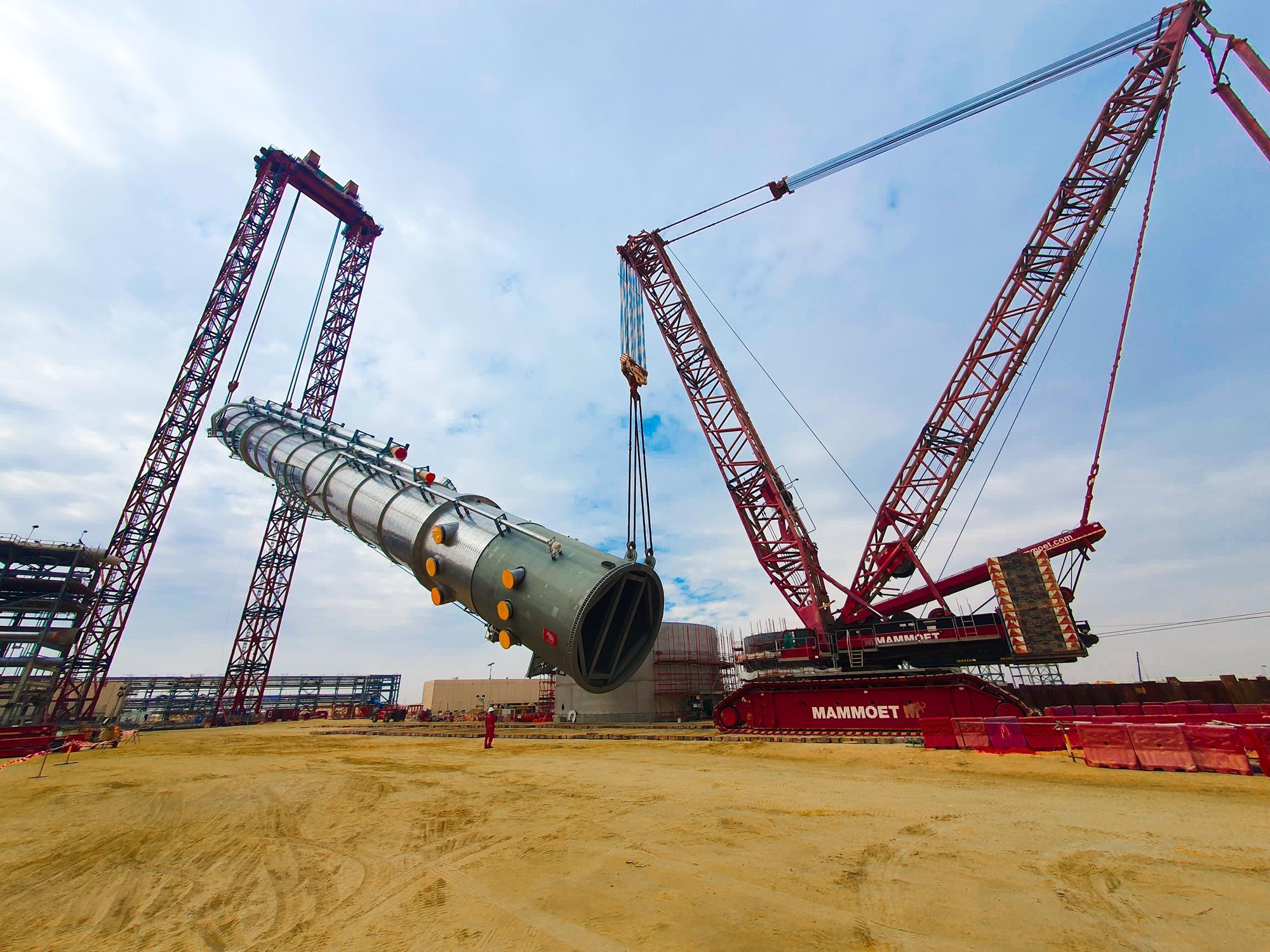 Mammoet provides solutions to any heavy lifting or transport challenge