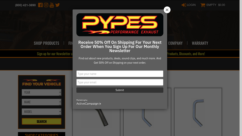 Mandrel Bent Pipe, Exhaust Hangers Products