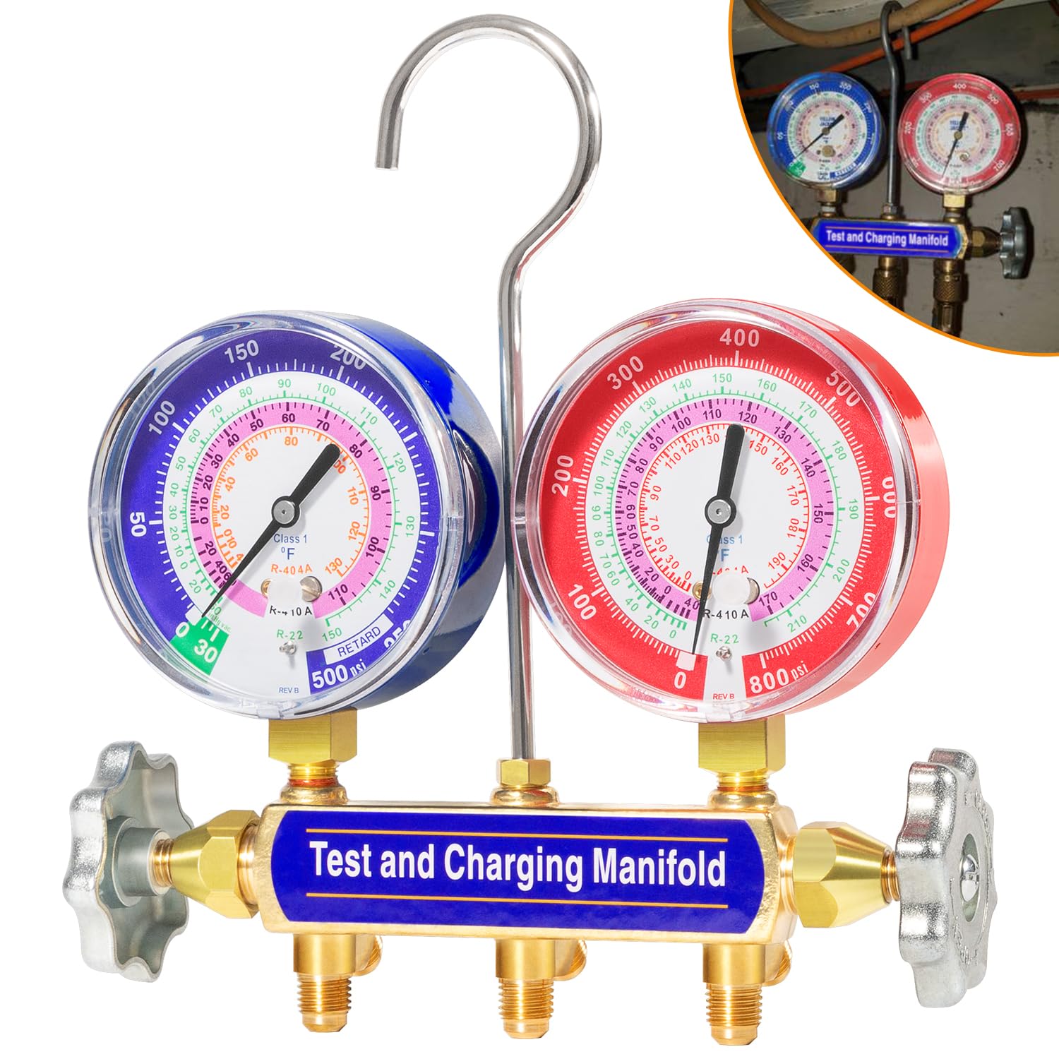 Manifold Gauge Sets, Air Conditioning & Refrigeration Tools