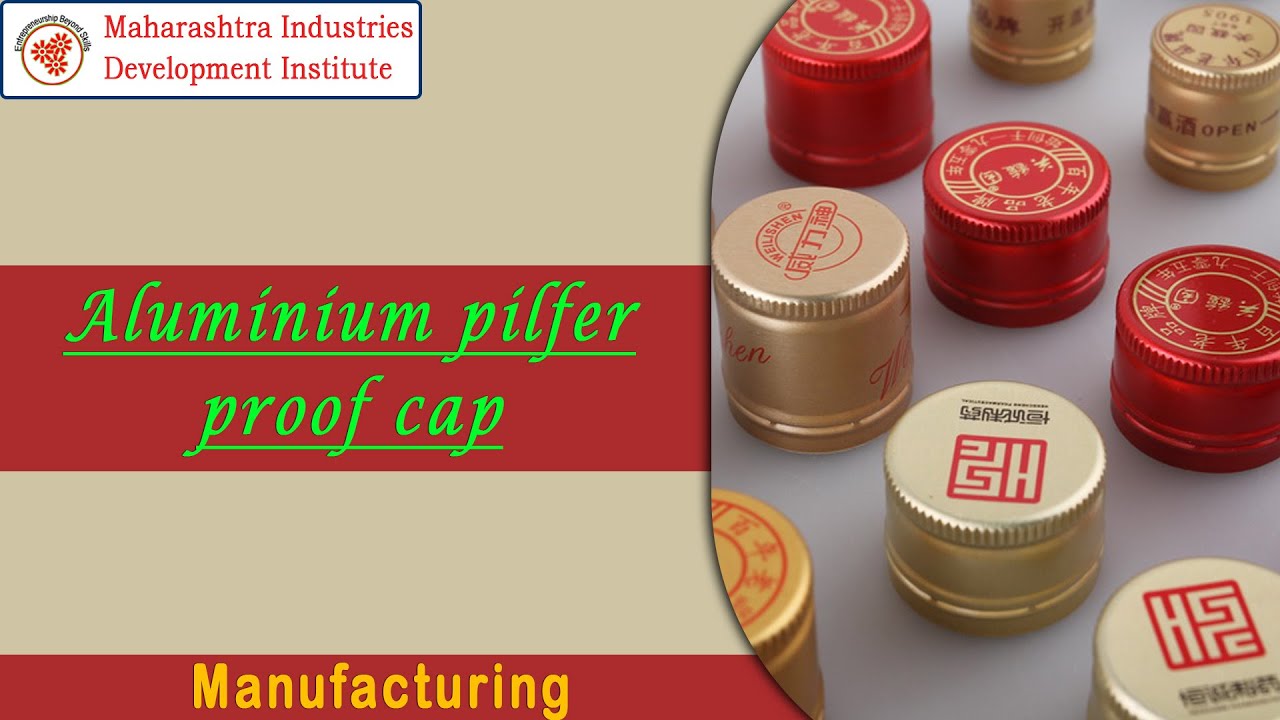 Manufacture of aluminum caps