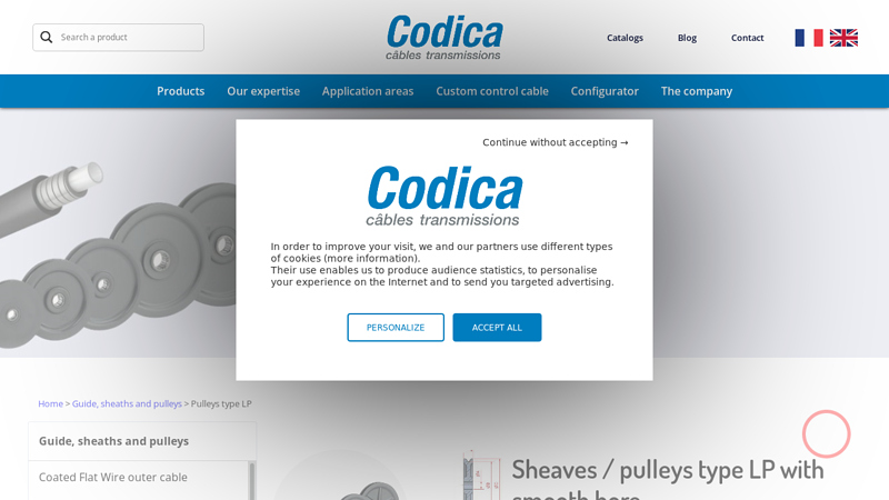 Manufacturer industrial cable sheaves pulley type LP