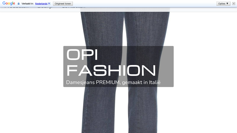 manufacturer of jeans made in Italy