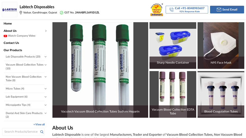 Manufacturer of Lab Disposable Products & Vacuum Blood ...