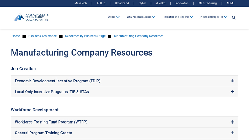 Manufacturing Company Resources