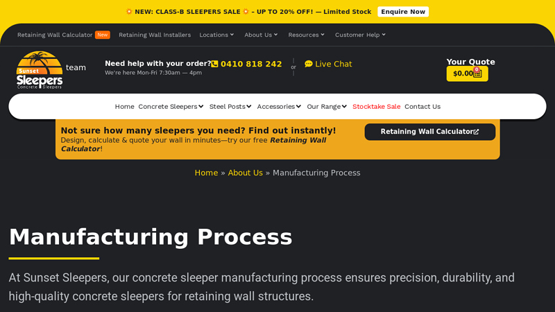 Manufacturing Process