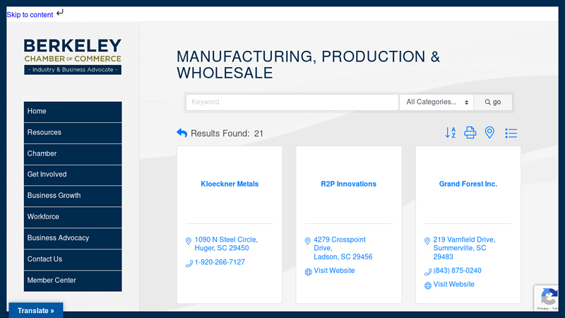 Manufacturing, Production & Wholesale