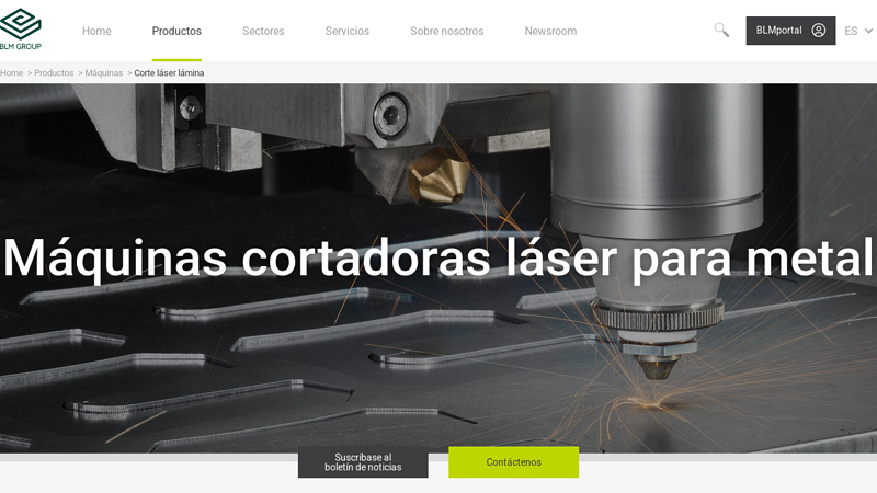 Máquinas cortadoras láser para metal