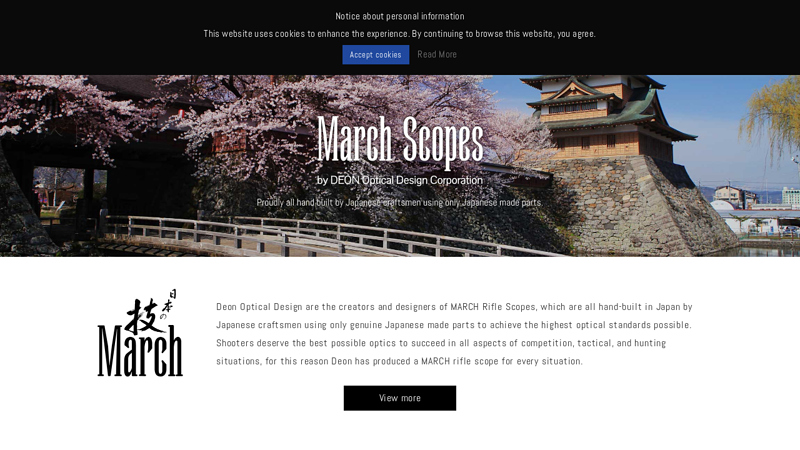 MARCH Scopes Official Global Site