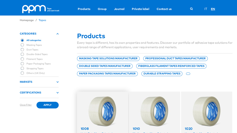 Masking Tapes & Professional Tapes