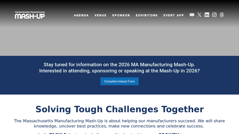 Massachusetts Manufacturing Mash-Up 2025