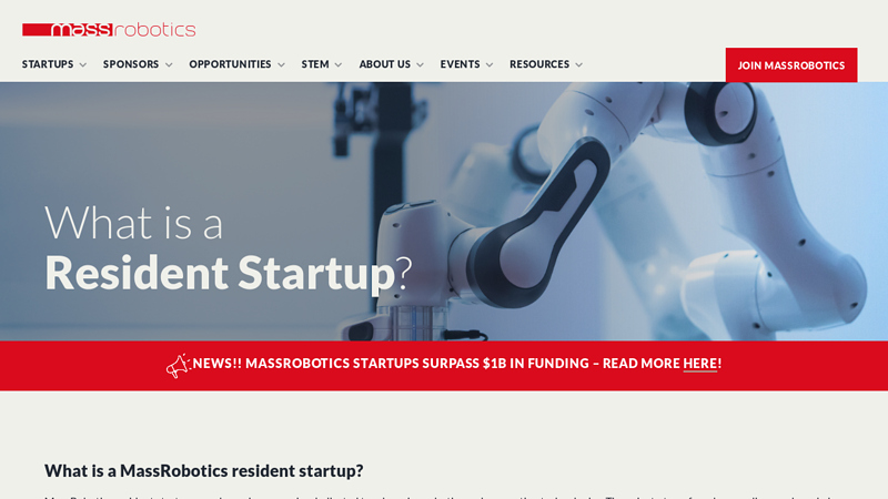 MassRobotics resident startups
