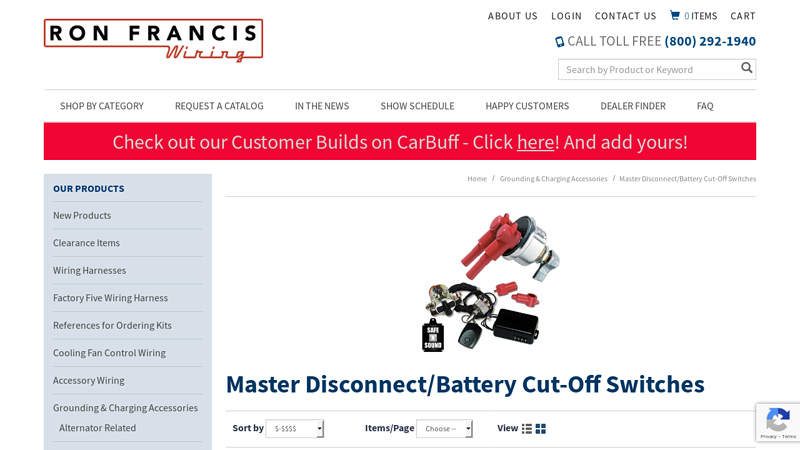 Master Disconnect/Battery Cut