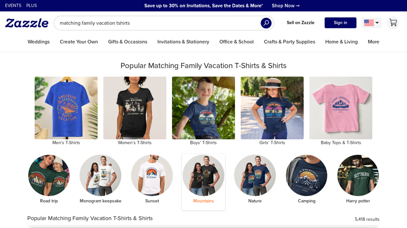 Matching Family Vacation T-Shirts & T-Shirt Designs custom t-shirts