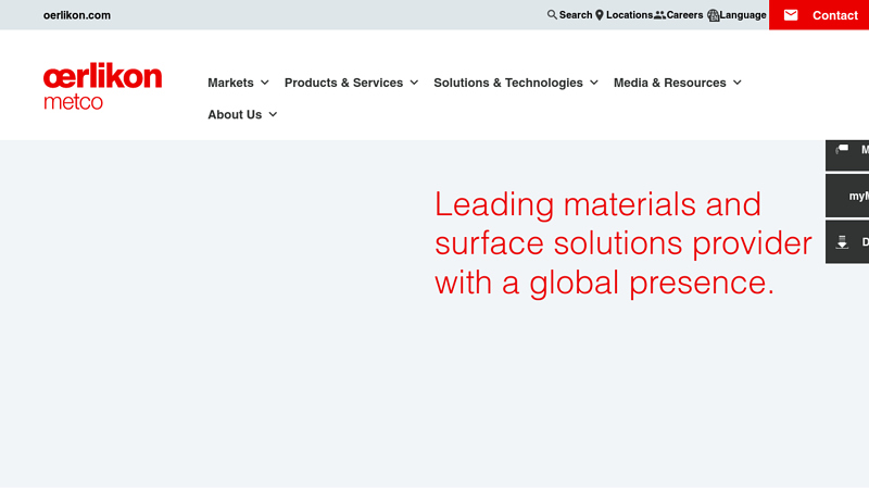 Materials and Surface Solutions