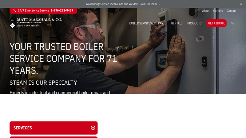 Matt Marshall & Co.: Boiler Services