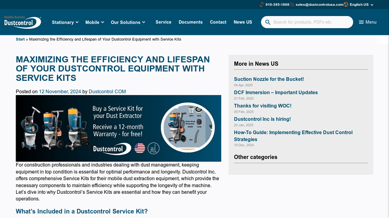 Maximizing the Efficiency and Lifespan of Your Dustcontrol ...