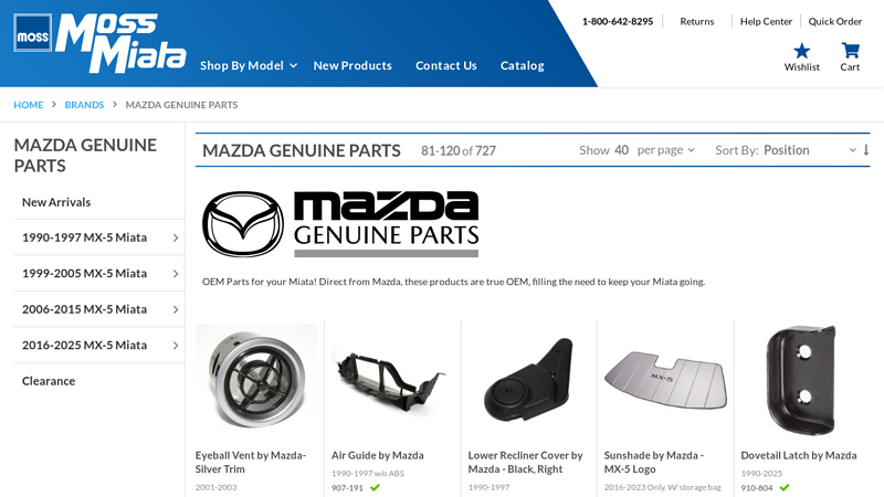 MAZDA GENUINE PARTS